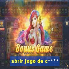 abrir jogo de c****